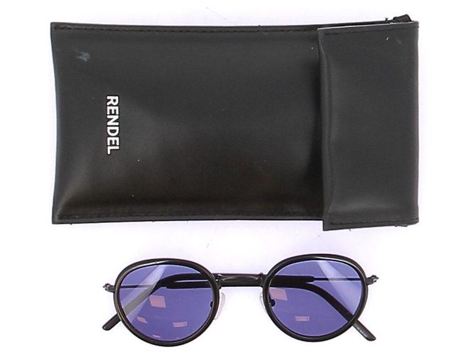 Autre Marque NON SIGNE / UNSIGNED Sunglasses T.  Metal Black - view 7