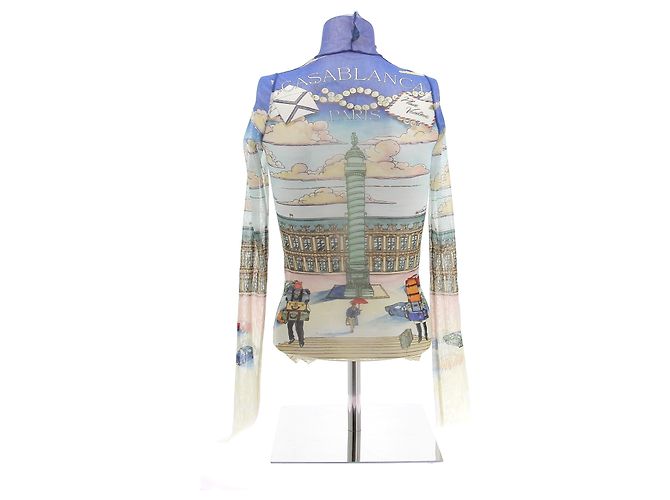 CASABLANCA Tops T.International S Polyester Azul - vista 2