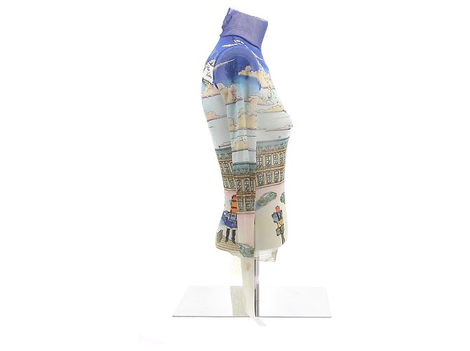 CASABLANCA Tops T.International S Polyester Azul - vista 3