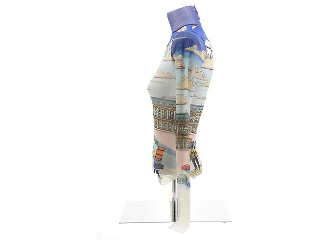 CASABLANCA Tops T.International S Polyester Azul - Ansicht 4