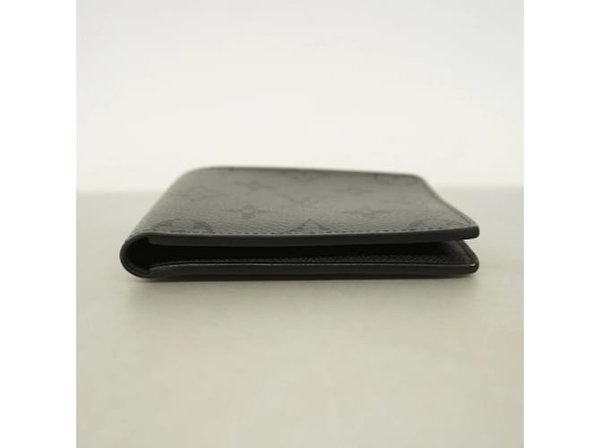 Slender Louis Vuitton Monogram Eclipse Reverse Wallet Brown - view 2
