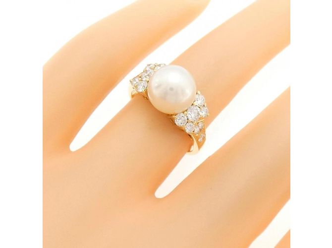 Anello in perle Akoya Mikimoto - vista 5
