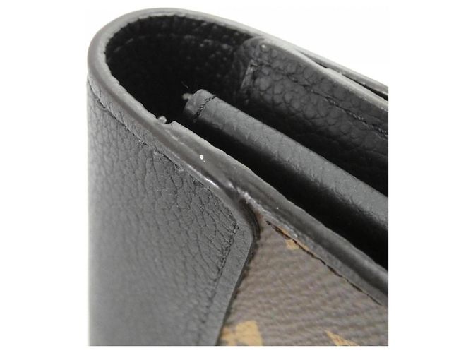 Portafoglio Pallas M58415 Monogramma Louis Vuitton Marrone Nero - vista 3