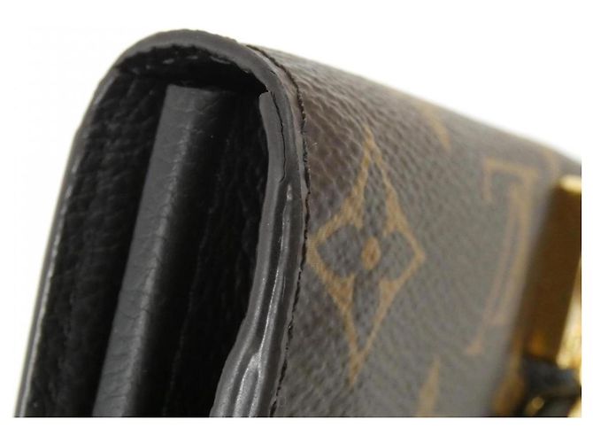 Portafoglio Pallas M58415 Monogramma Louis Vuitton Marrone Nero - vista 4