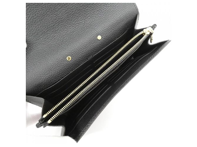 Portafoglio Pallas M58415 Monogramma Louis Vuitton Marrone Nero - vista 7