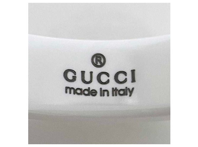 Anello Gucci Icon Band in ceramica e oro giallo Bianco D'oro - vista 6