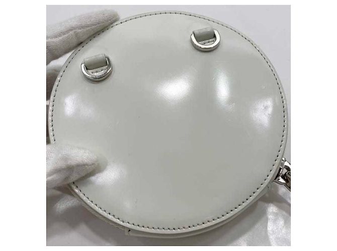 Prada Ketten-Schultertasche Weiß - Ansicht 11