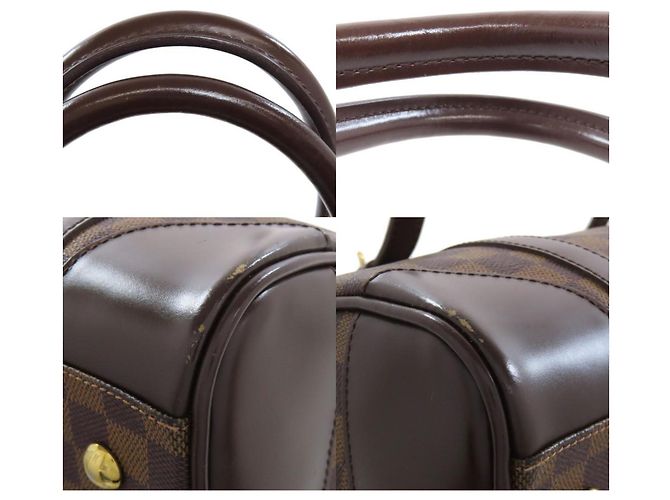 Borsa Boston Berkeley N52000 di Louis Vuitton Marrone Damier ebene - vista 9
