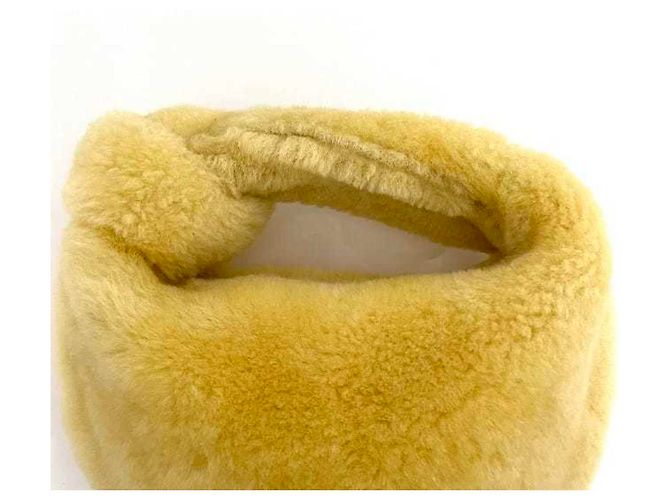 Borsa Mini Jodie di Bottega Veneta Beige Giallo - vista 6