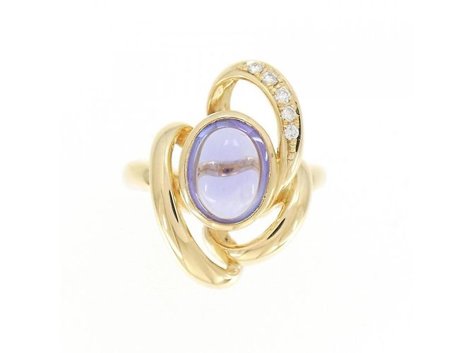 Anillo de Tanzanita Tasaki Pearl - vista 2