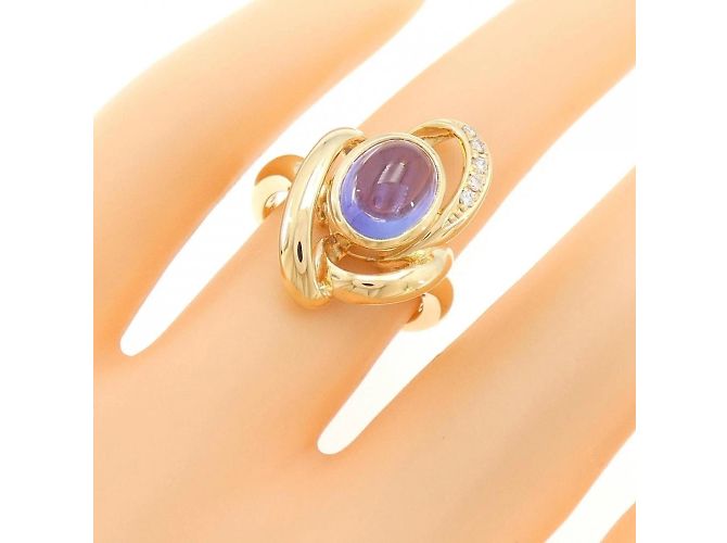 Anillo de Tanzanita Tasaki Pearl - vista 5