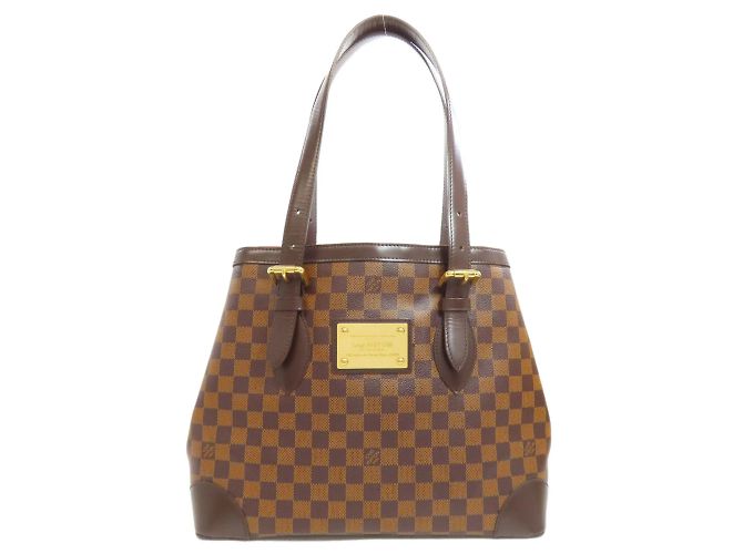 Louis Vuitton Hampstead MM Tote Bag Braun Damier ebene - Ansicht 11