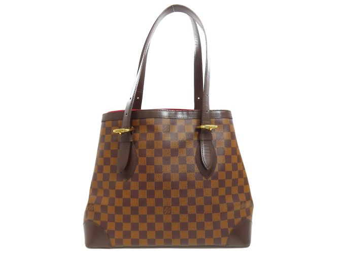 Louis Vuitton Hampstead MM Tote Bag Braun Damier ebene - Ansicht 2