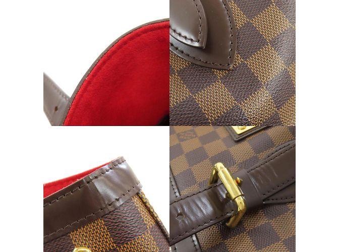 Louis Vuitton Hampstead MM Tote Bag Braun Damier ebene - Ansicht 8