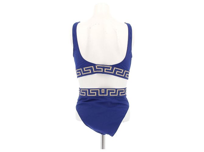 VERSACE Badebekleidung T.International L Polyester Blau - Ansicht 2