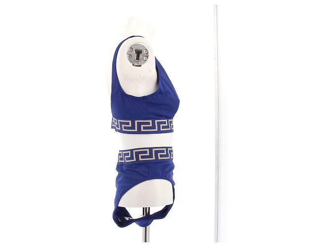 VERSACE Badebekleidung T.International L Polyester Blau - Ansicht 3