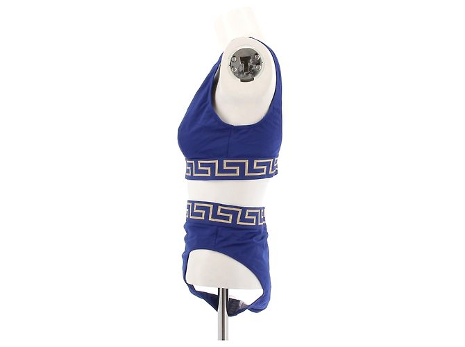 VERSACE Badebekleidung T.International L Polyester Blau - Ansicht 4