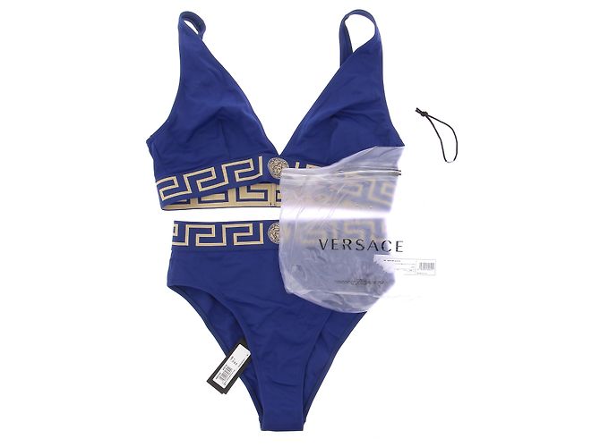 VERSACE Badebekleidung T.International L Polyester Blau - Ansicht 6