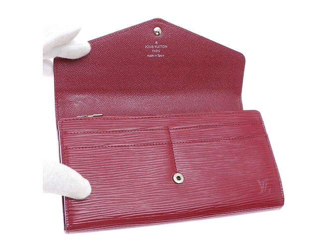 Louis Vuitton Portemonnaie Sarah Lang Pink Fuschia - Ansicht 5