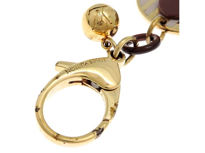 Portachiavi Donna Louis Vuitton Bijoux Sac Monogram Rayure Porpora - vista 3