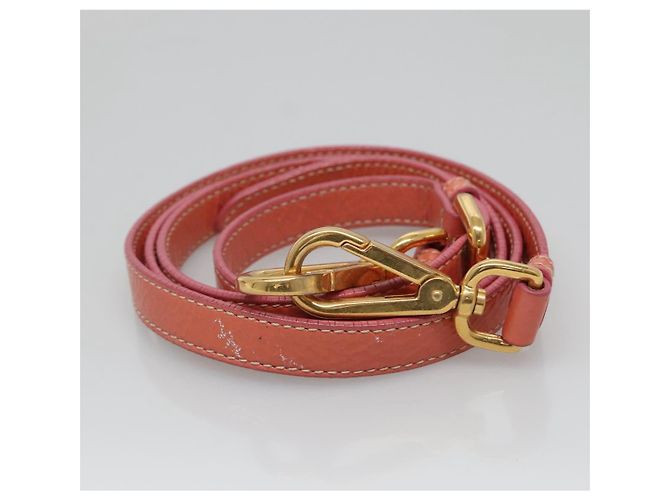 PRADA Borsa a Spalla Nylon Rosa Oro Auth MX052 D'oro - vista 21