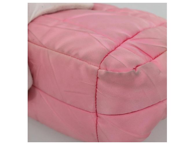 PRADA Borsa a Spalla Nylon Rosa Oro Auth MX052 D'oro - vista 7