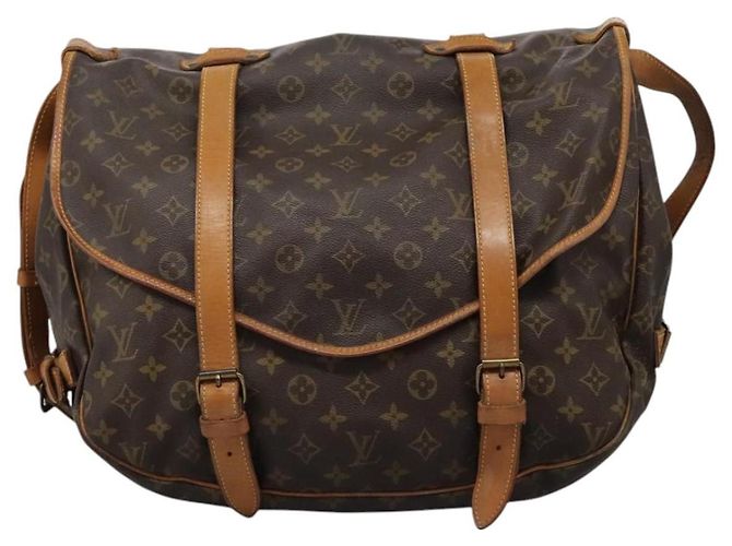 LOUIS VUITTON Borsa a Spalla Monogram Saumur 43 M42252 LV Auth 116983 Monogramma - vista 13