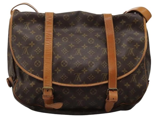 LOUIS VUITTON Borsa a Spalla Monogram Saumur 43 M42252 LV Auth 116983 Monogramma - vista 2