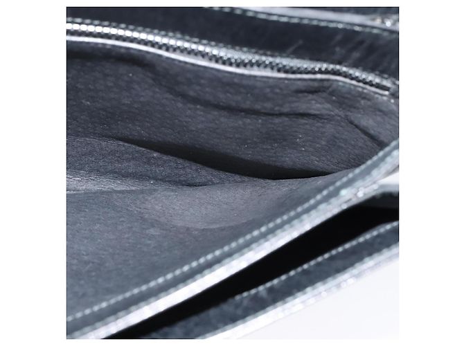Borsa a spalla in pelle nera e dorata della linea Sherry di GUCCI Auth BD1766 Nero D'oro - vista 17