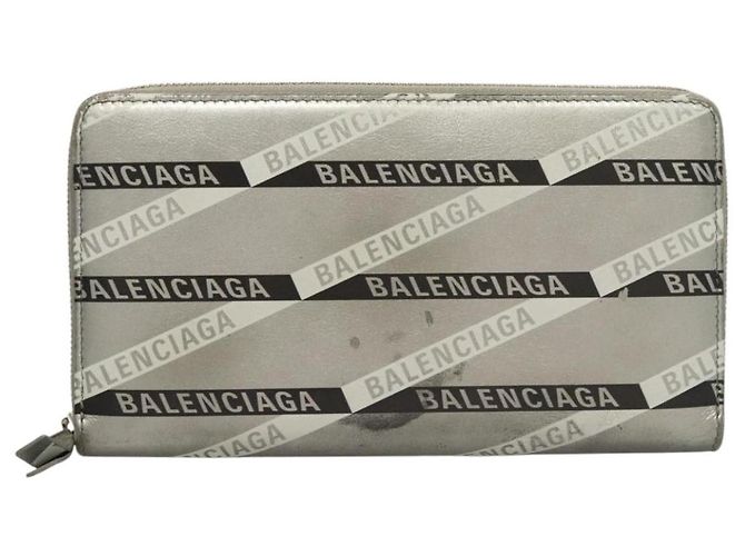 BALENCIAGA Wallet Leather Silver 551935 Auth bs24240 Silvery - view 2