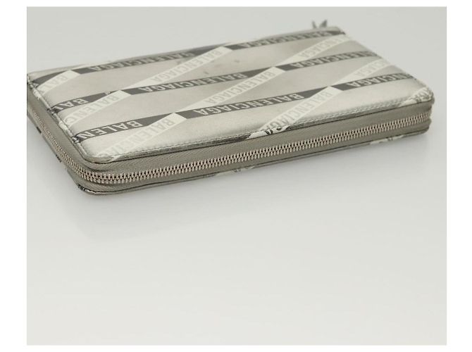 BALENCIAGA Wallet Leather Silver 551935 Auth bs24240 Silvery - view 6