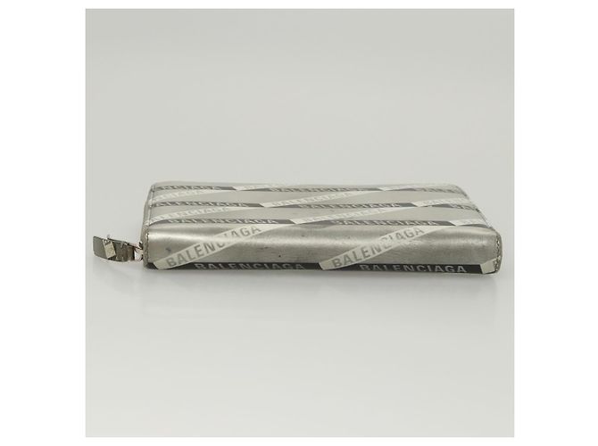 BALENCIAGA Wallet Leather Silver 551935 Auth bs24240 Silvery - view 7