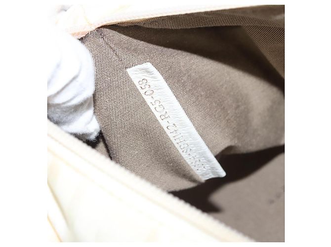 Zucca FENDI Handtasche aus Nylon in Weiß Silber authentisch bs24206 - Ansicht 12