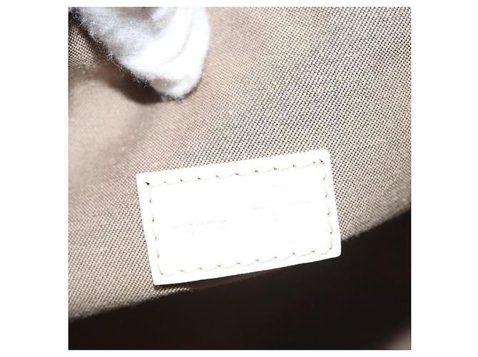 Zucca FENDI Handtasche aus Nylon in Weiß Silber authentisch bs24206 - Ansicht 18