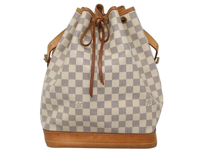 LOUIS VUITTON Borsa a Spalla Noe Damier Azur N42222 LV Auth MX220 - vista 13