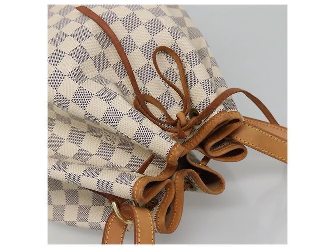 LOUIS VUITTON Borsa a Spalla Noe Damier Azur N42222 LV Auth MX220 - vista 6