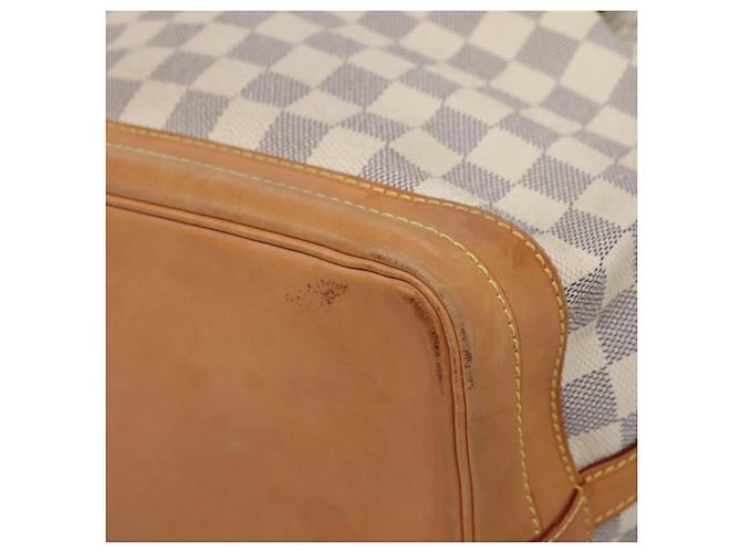 LOUIS VUITTON Borsa a Spalla Noe Damier Azur N42222 LV Auth MX220 - vista 9