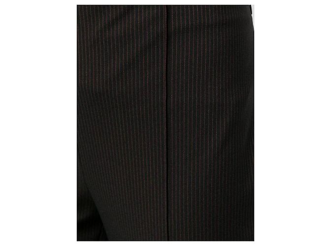 Pantalones negros a rayas de Romeo Gigli - vista 5