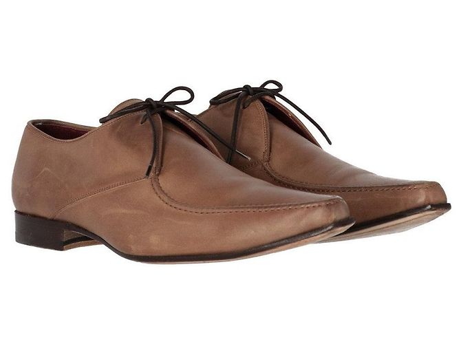 Chaussures à lacets marron Gianfranco Ferré - Années 2000 - vue 2
