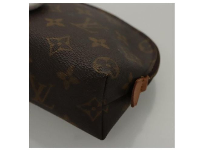 LOUIS VUITTON Monogram Pochette Cosmetic PM Cosmetic Pouch M47515 LV Auth ki5621 - view 14