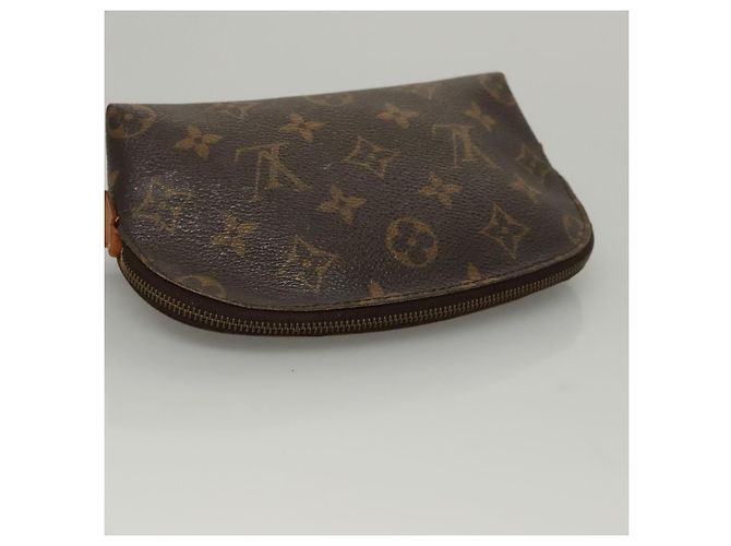 LOUIS VUITTON Monogram Pochette Cosmetic PM Cosmetic Pouch M47515 LV Auth ki5621 - view 5