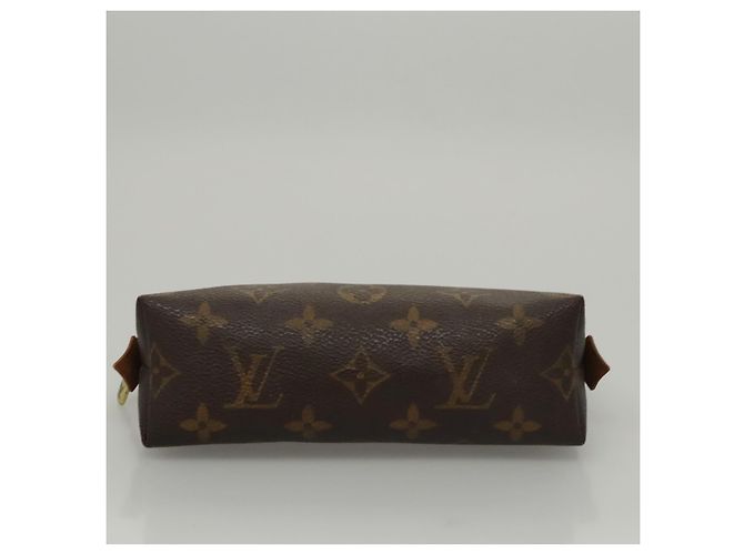 LOUIS VUITTON Monogram Pochette Cosmetic PM Cosmetic Pouch M47515 LV Auth ki5621 - view 6