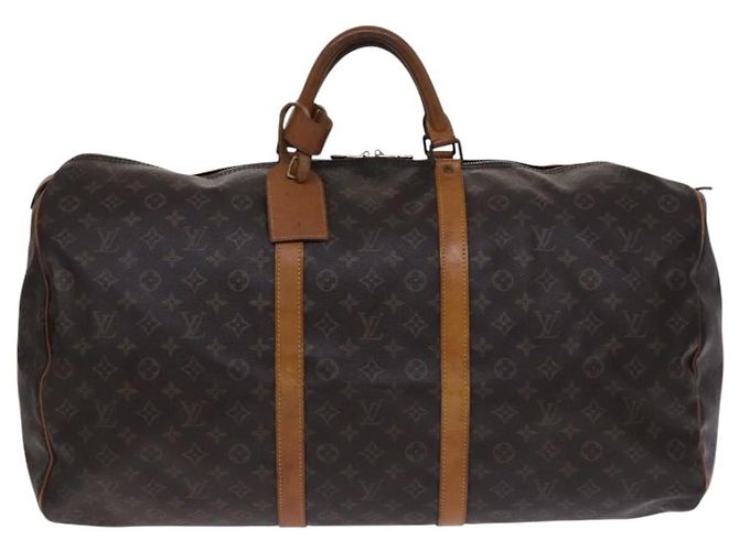 LOUIS VUITTON Monogram Keepall 60 Borsa Boston M41422 LV Auth 116854 Monogramma - vista 13