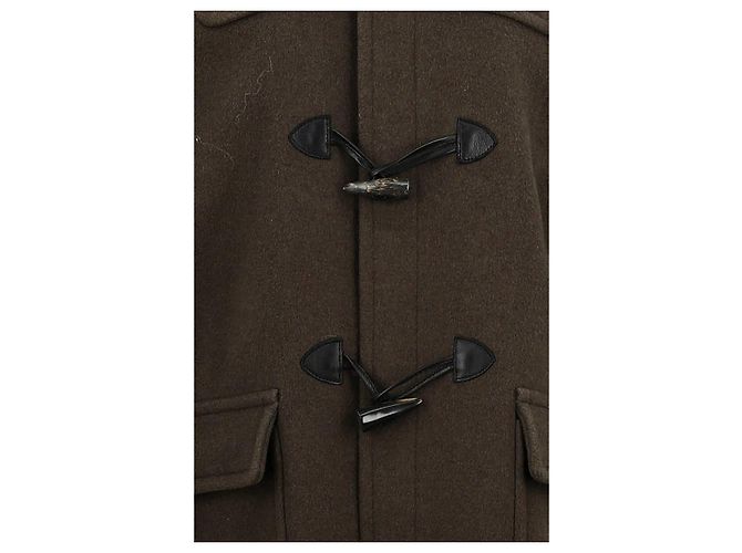 Barbara Bui Khaki wool duffle coat - view 3
