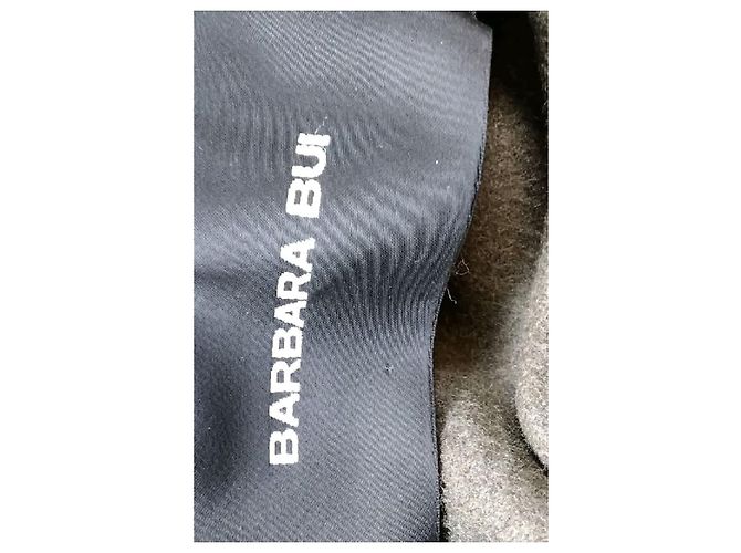 Barbara Bui Khaki wool duffle coat - view 7