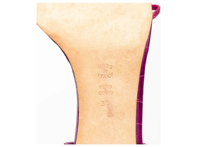 Sandali con tacco a strappo Alberta Ferretti Rosa - vista 7