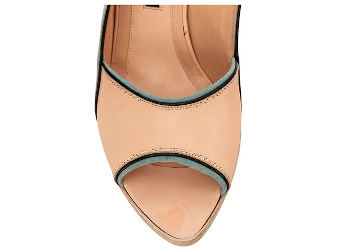 Autre Marque Narciso Rodriguez Farbblock-Absätze Mehrfarben - Ansicht 3