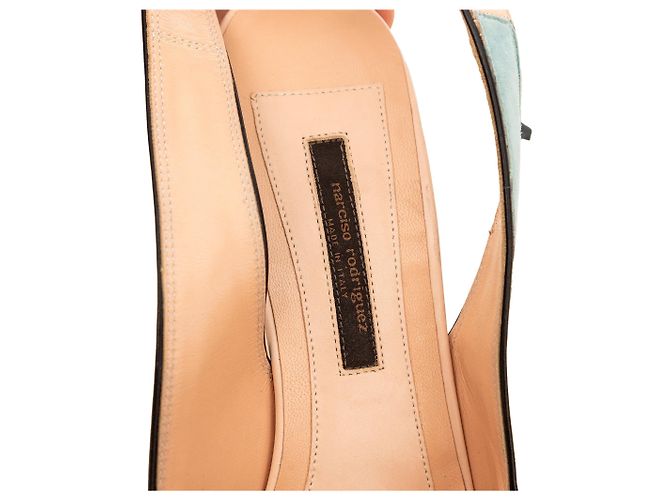 Autre Marque Narciso Rodriguez Farbblock-Absätze Mehrfarben - Ansicht 4