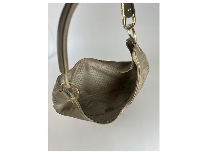 Vintage Gucci Tasche Gold Beige - Ansicht 8