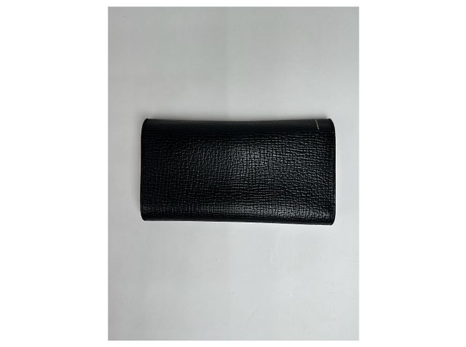 Vintage Loewe Madrid Leather Wallet Black - view 10